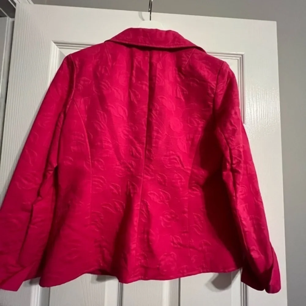 KIM ROGERS Womens Hot Pink‎ Jacket Small - Picture 3 of 4